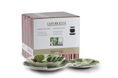 Set de 18 Assiettes en Céramique YORK